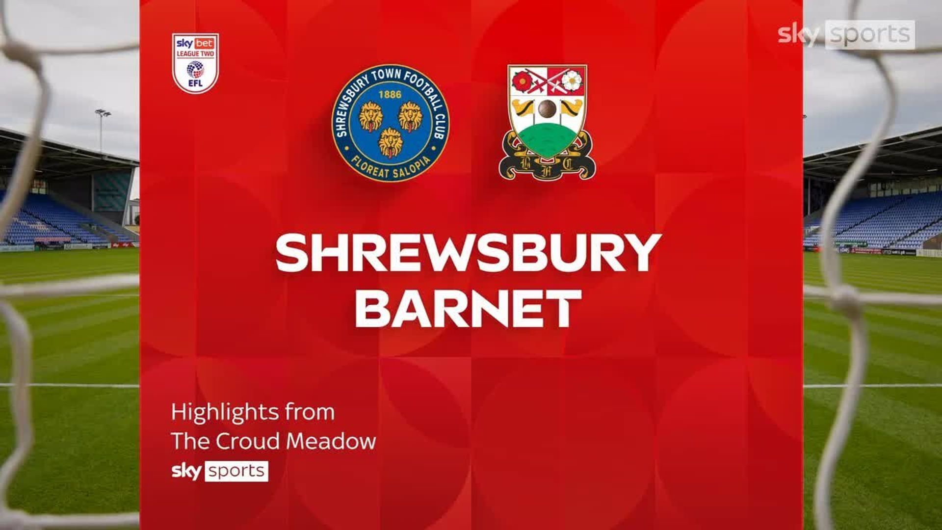 Shrewsbury 1-3 Barnet 