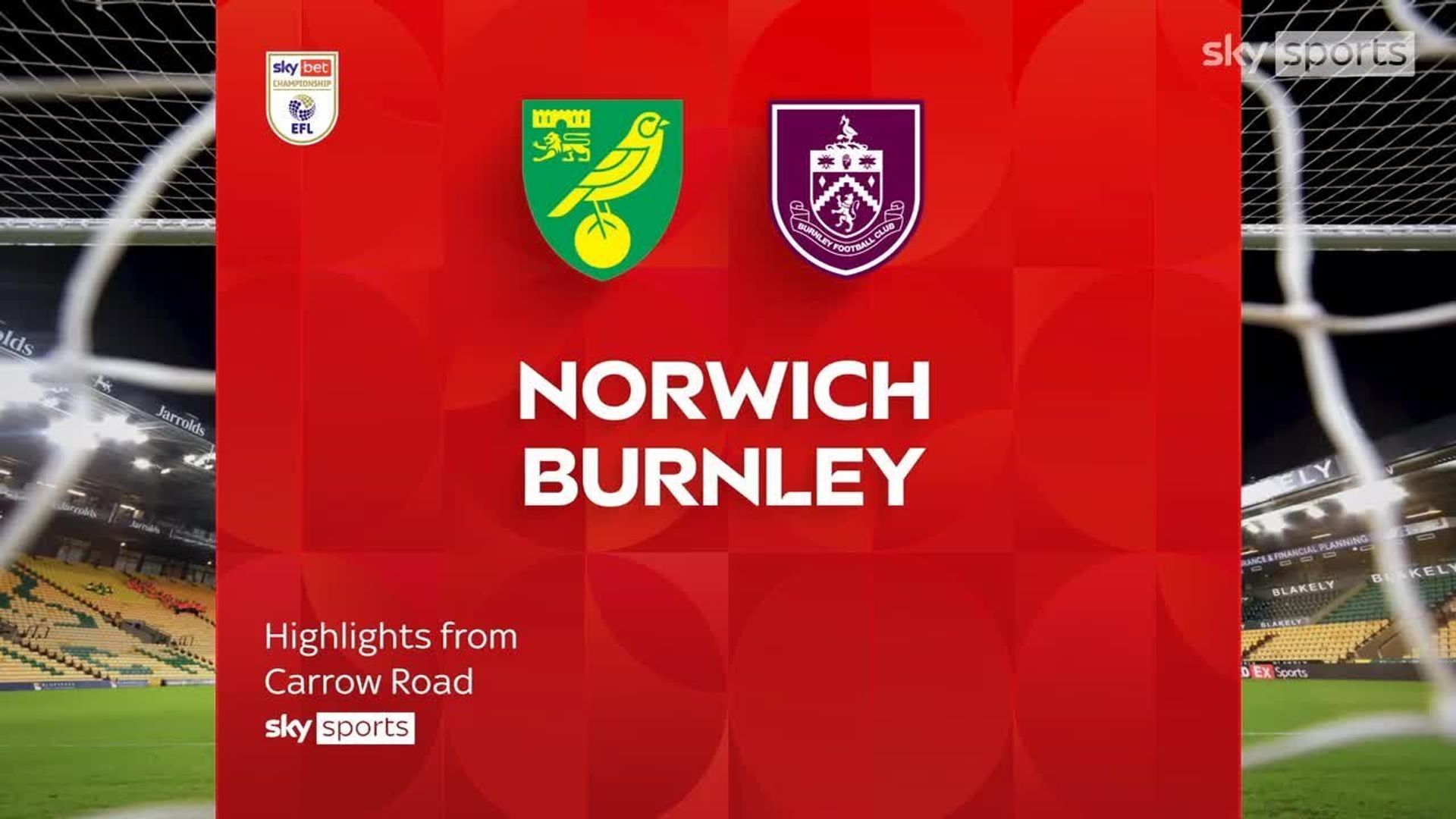 Norwich 4-1 Burnley 