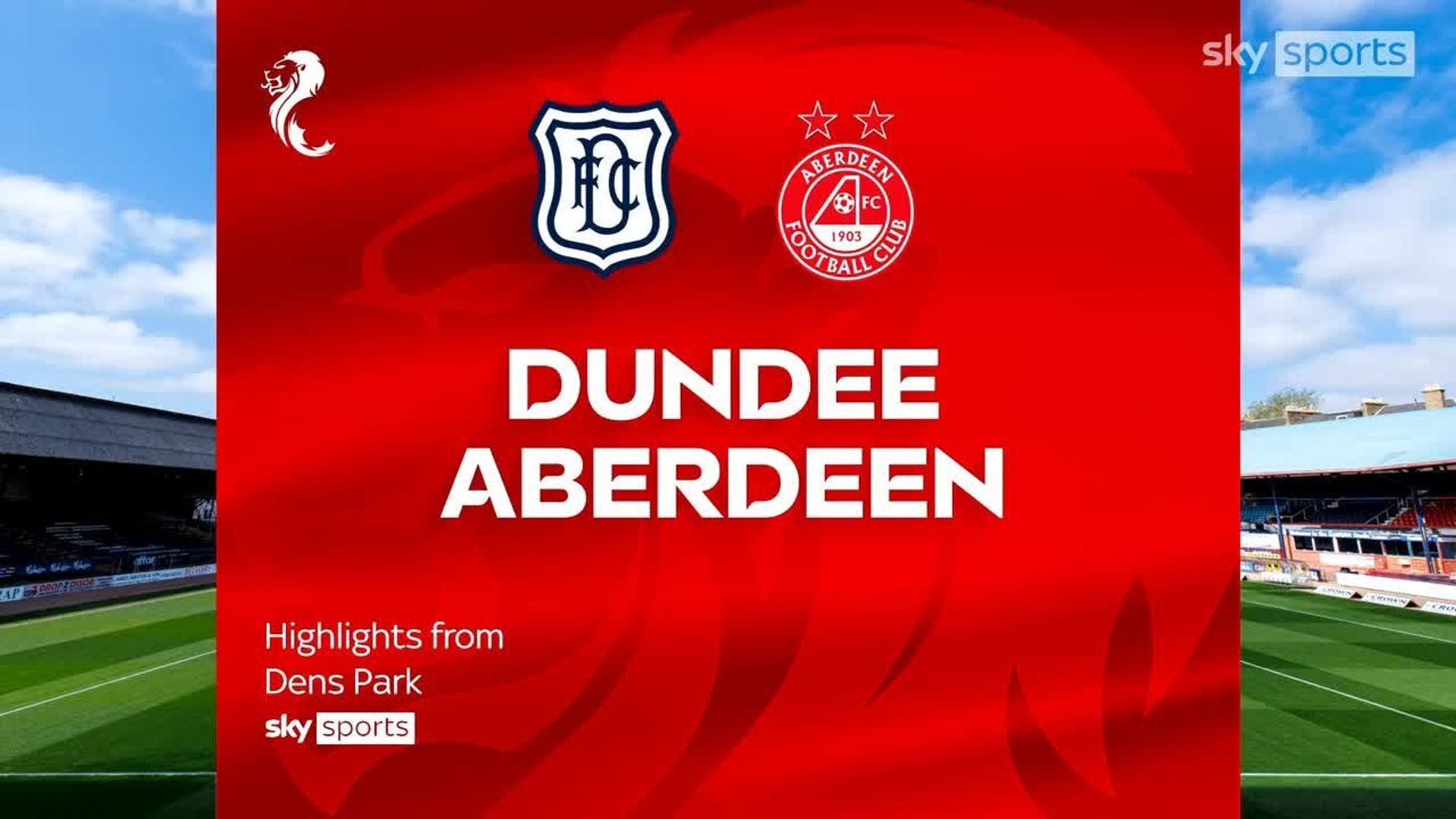Dundee 2-0 Aberdeen