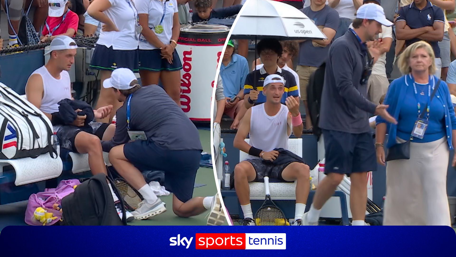 'Stop acting stupid!' | DRAMA as Atmane bizarrely denied treatment by physio