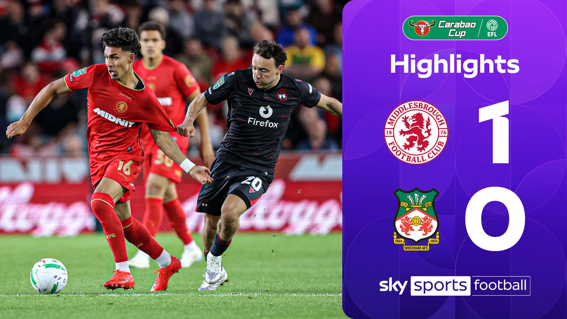 Wrexham knocked out of Carabao Cup by Lankshear's debut winner
