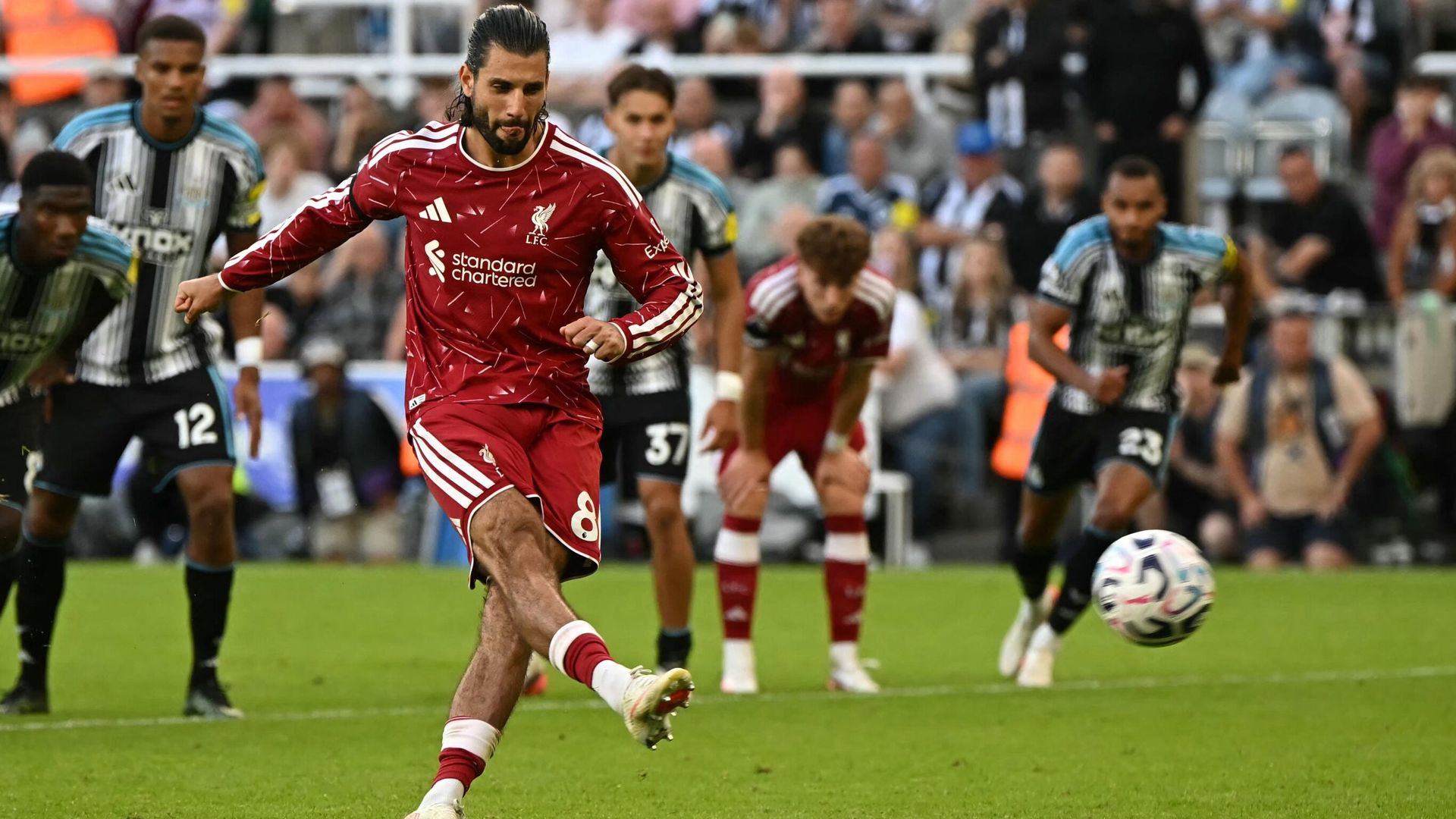 DRAMA! Szoboszlai snatches last-gasp leveller from spot at Newcastle LIVE!
