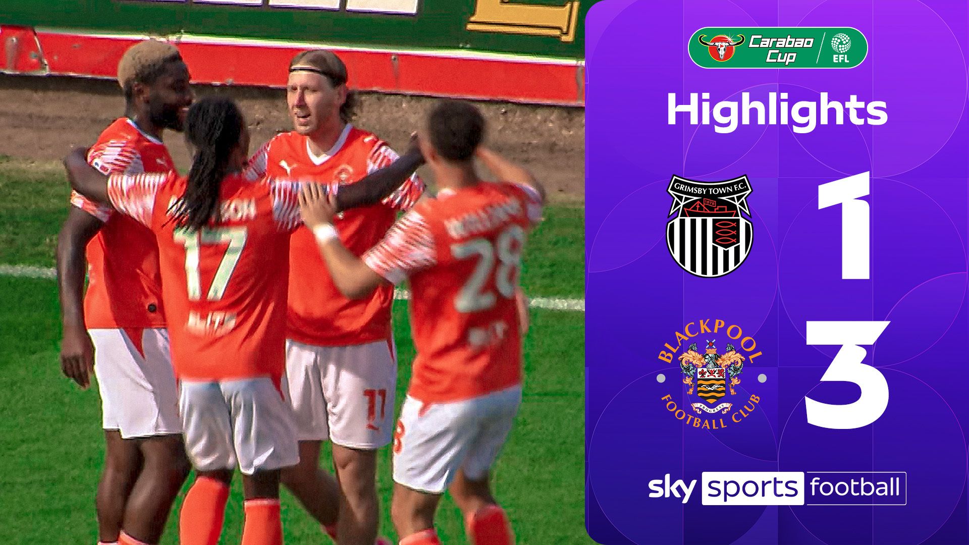 Grimsby 1-3 Blackpool