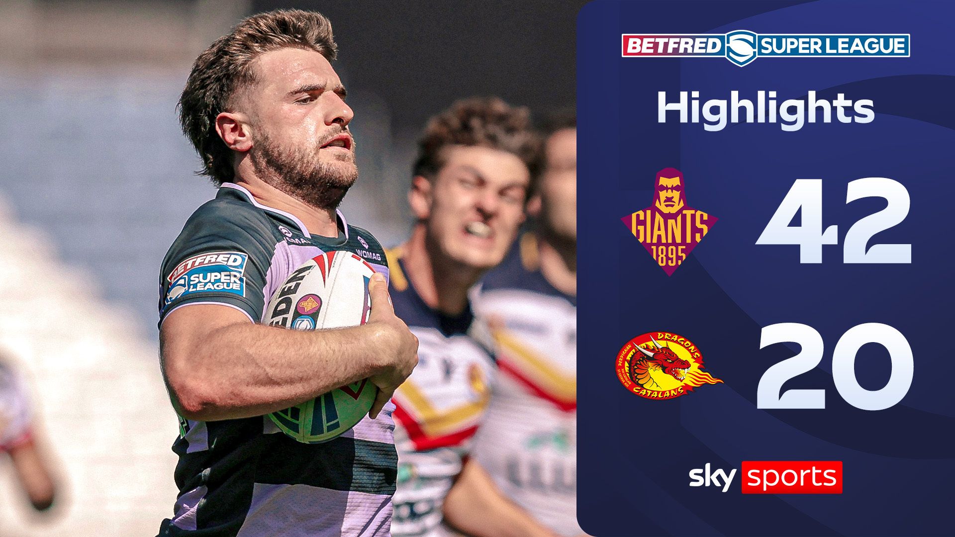 Huddersfield blitz Catalans in dominant home win