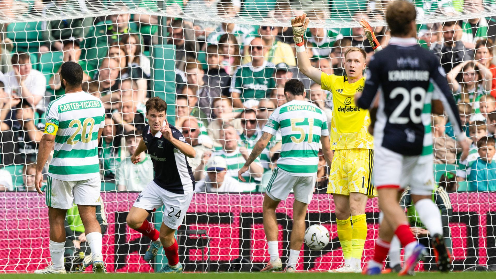 Donovan own-goal pulls one back for Falkirk vs Celtic LIVE!