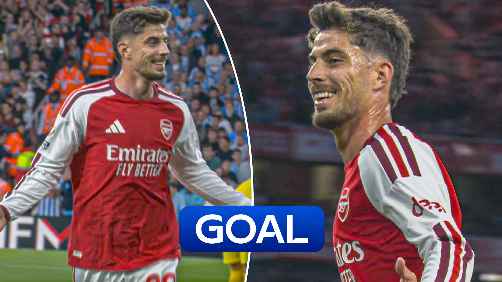 Clinical! Havertz fires Arsenal in front against Coventry