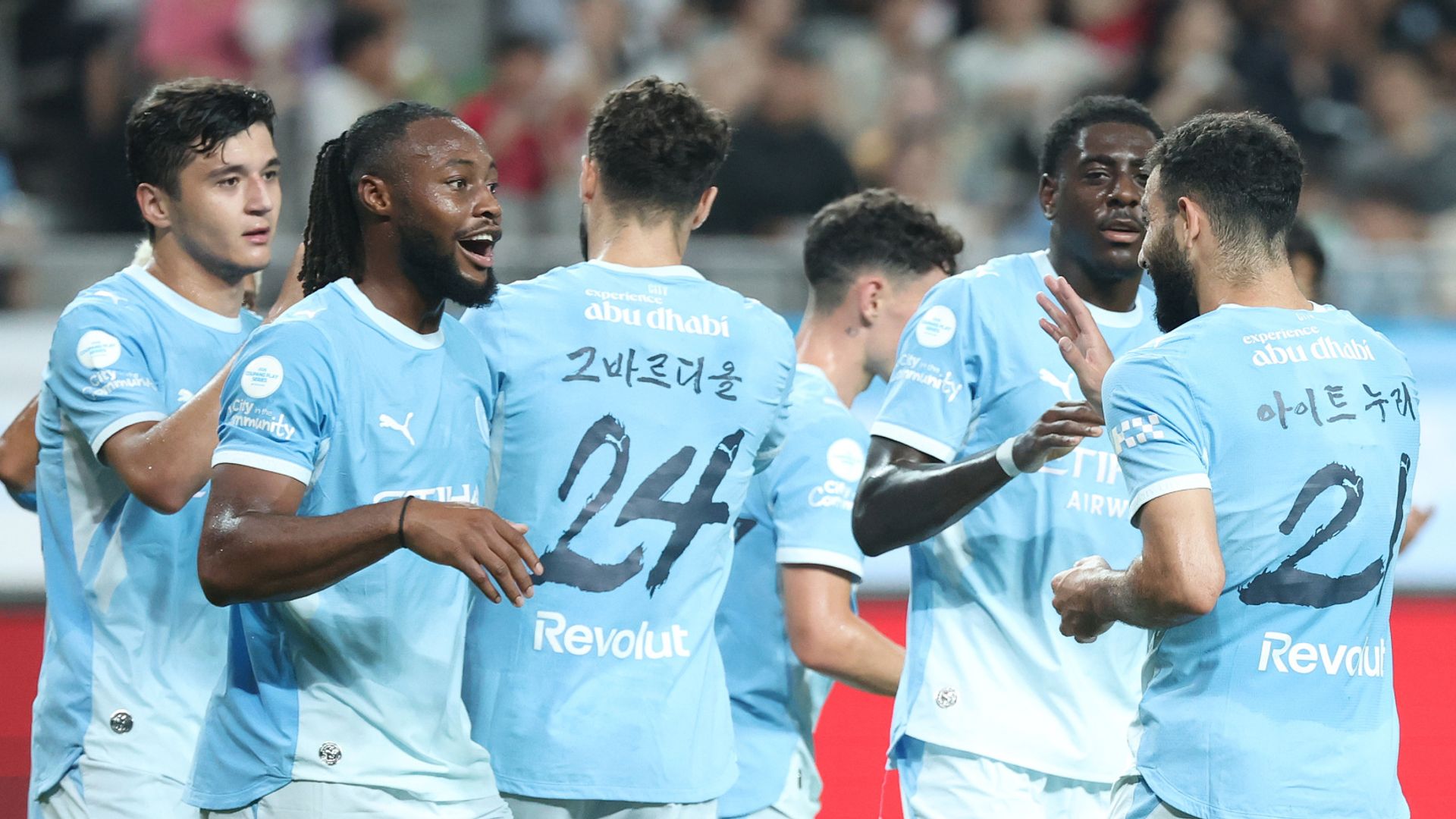Man City lead K-League All Stars by two goals LIVE!