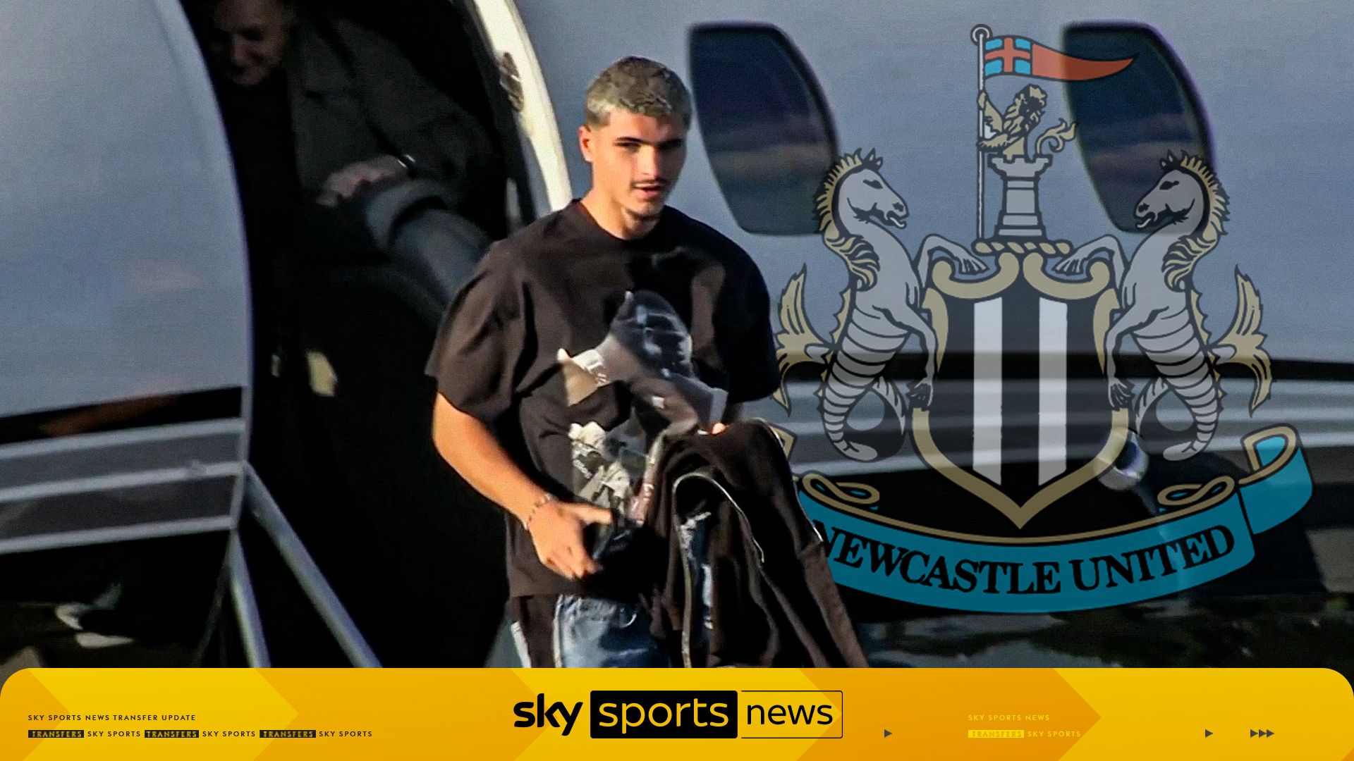 Fernandez-Pardo arrives in Newcastle ahead of £55m move