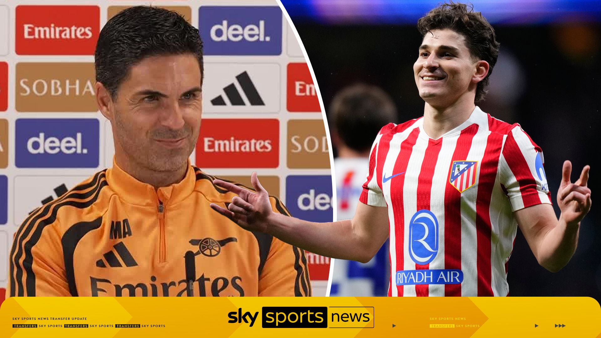 'Don't go there!' | Arteta responds to Alvarez questioning