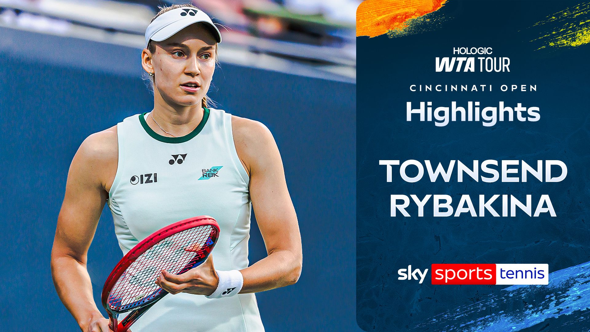 Rybakina through in Cincinnati fresh from Canadian Open final
