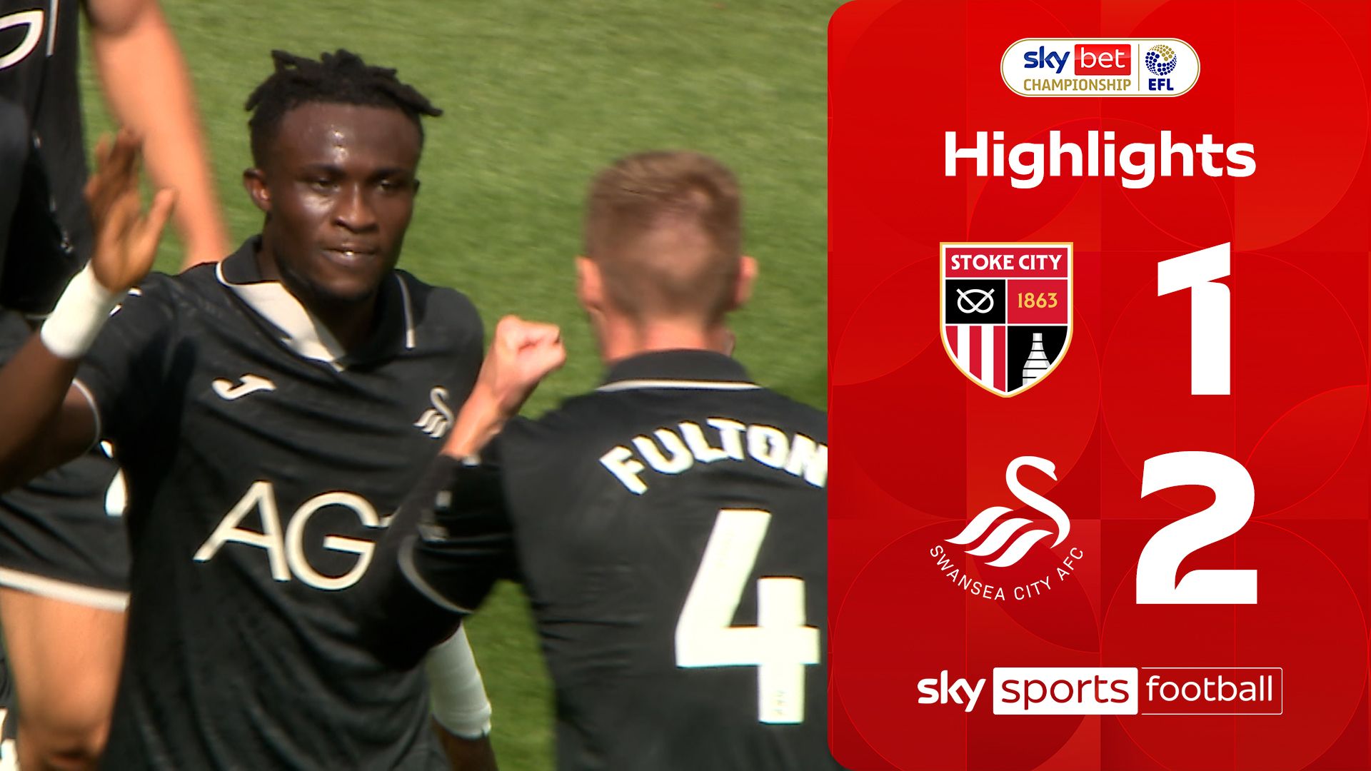 Stoke 1-2 Swansea 