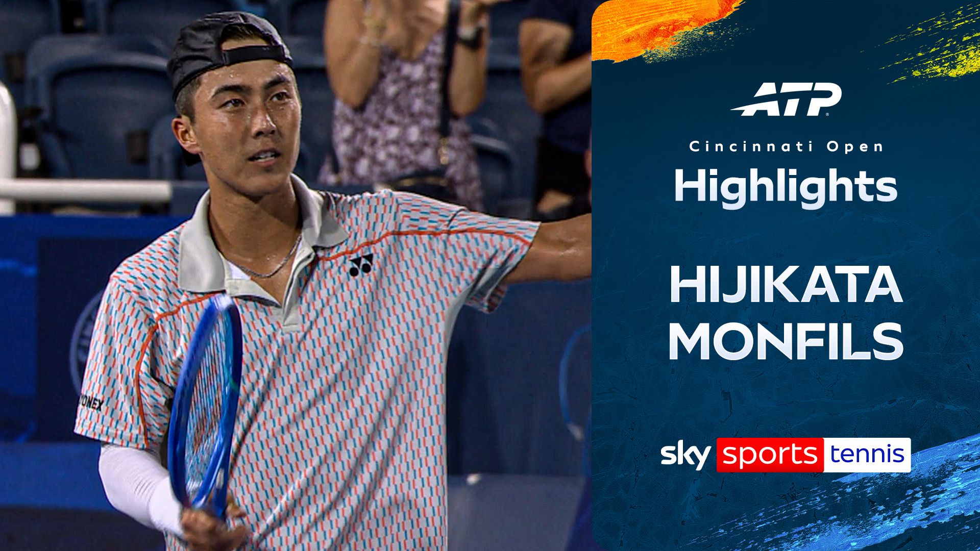 Hijikata rallies to defeat Monfils in the first round of the Cincinnati Open