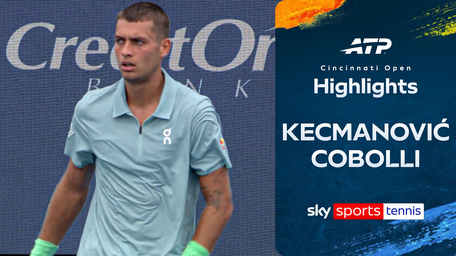 Cobolli defeats Kecmanovic to progress in the Cincinnati Open