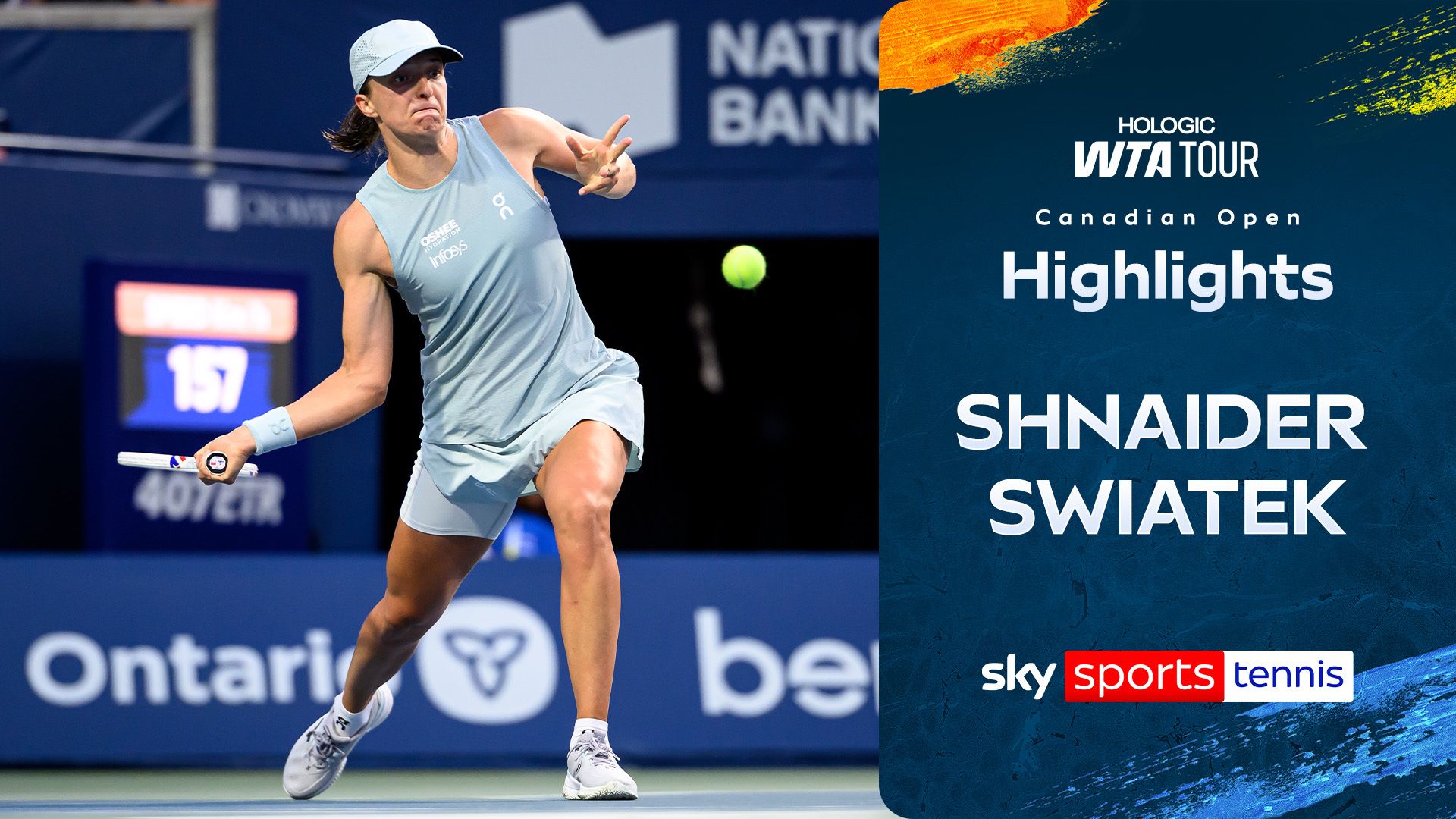 Swiatek cruises into Canadian Open semis with 64-minute-win over Shnaider