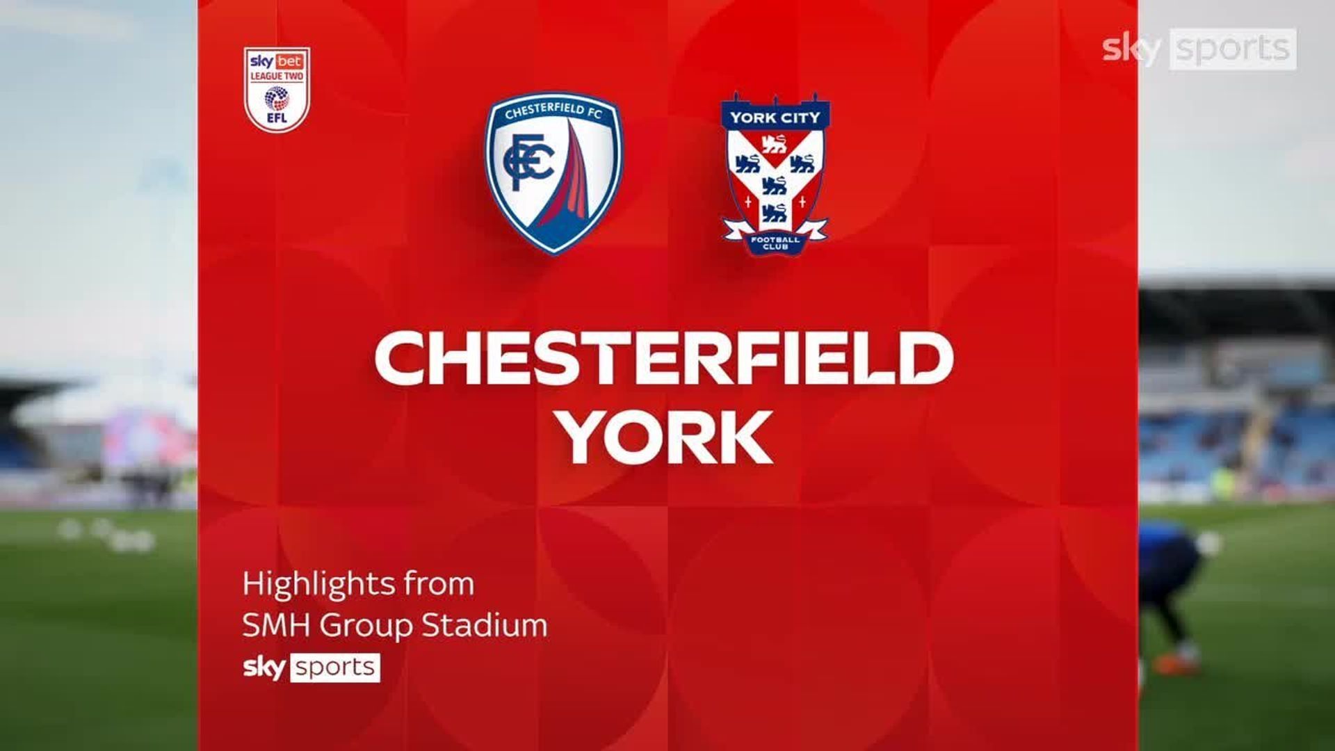 Chesterfield 2-0 York