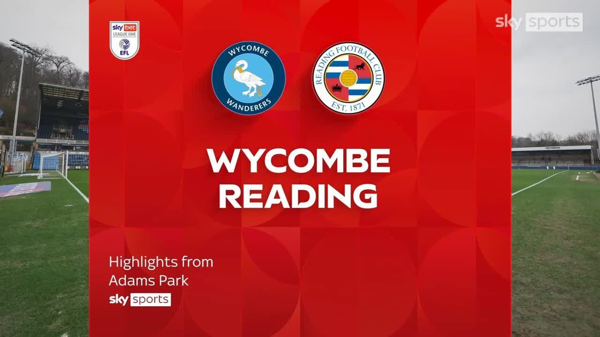 Wycombe 2-2 Reading 