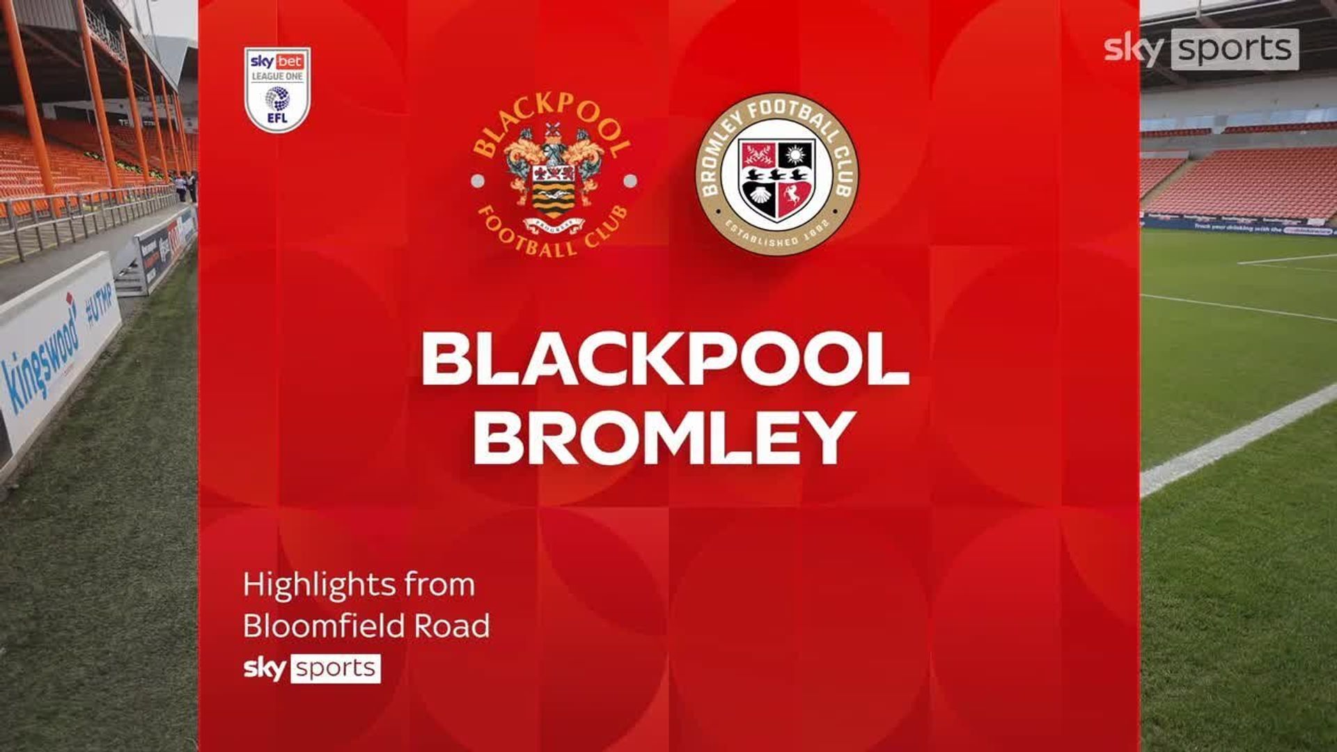 Blackpool 2-2 Bromley