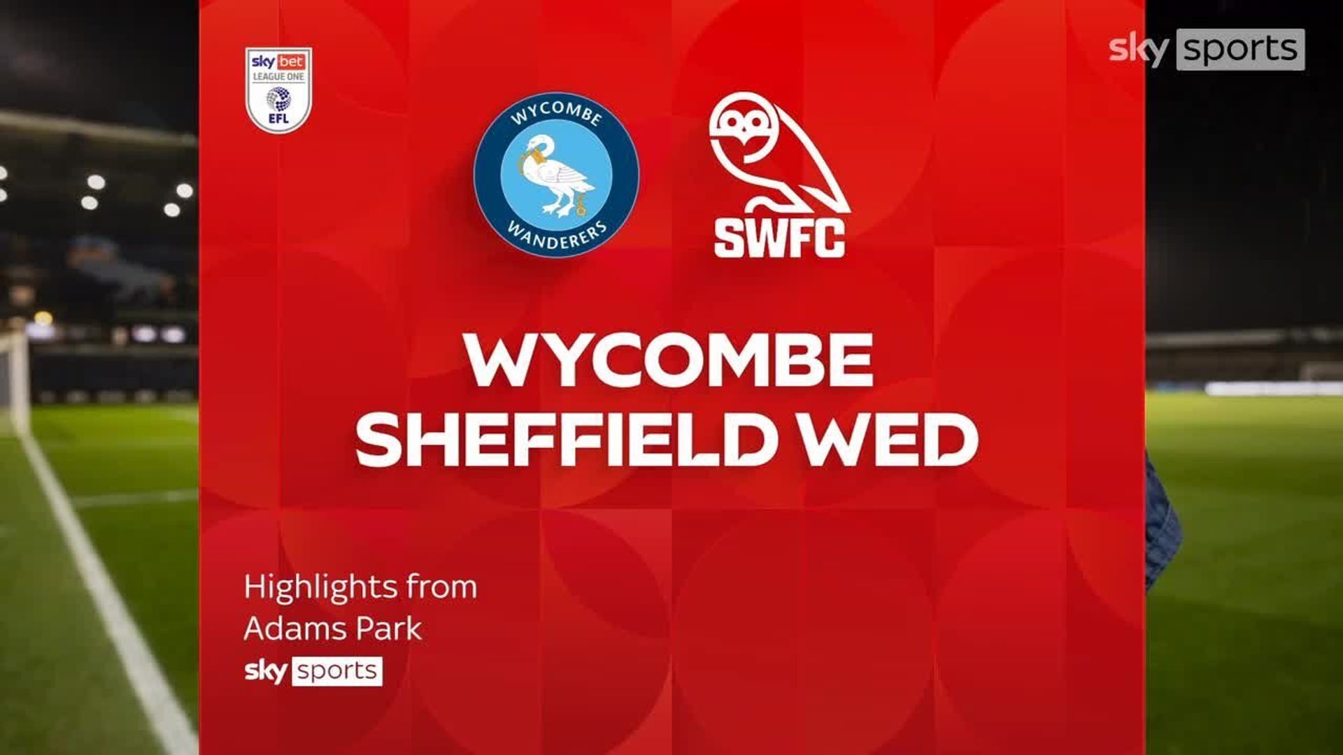 Wycombe 1-2 Sheffield Wednesday