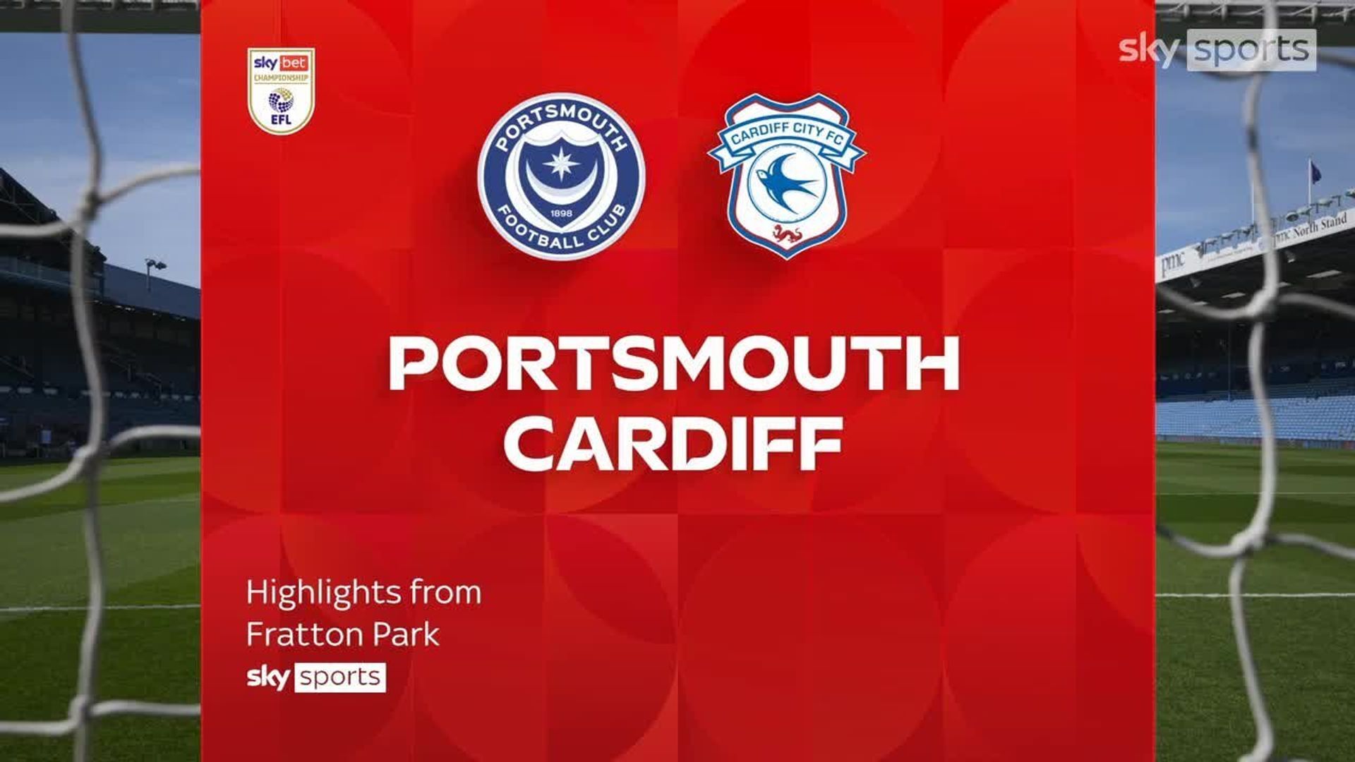 Portsmouth 2-0 Cardiff 