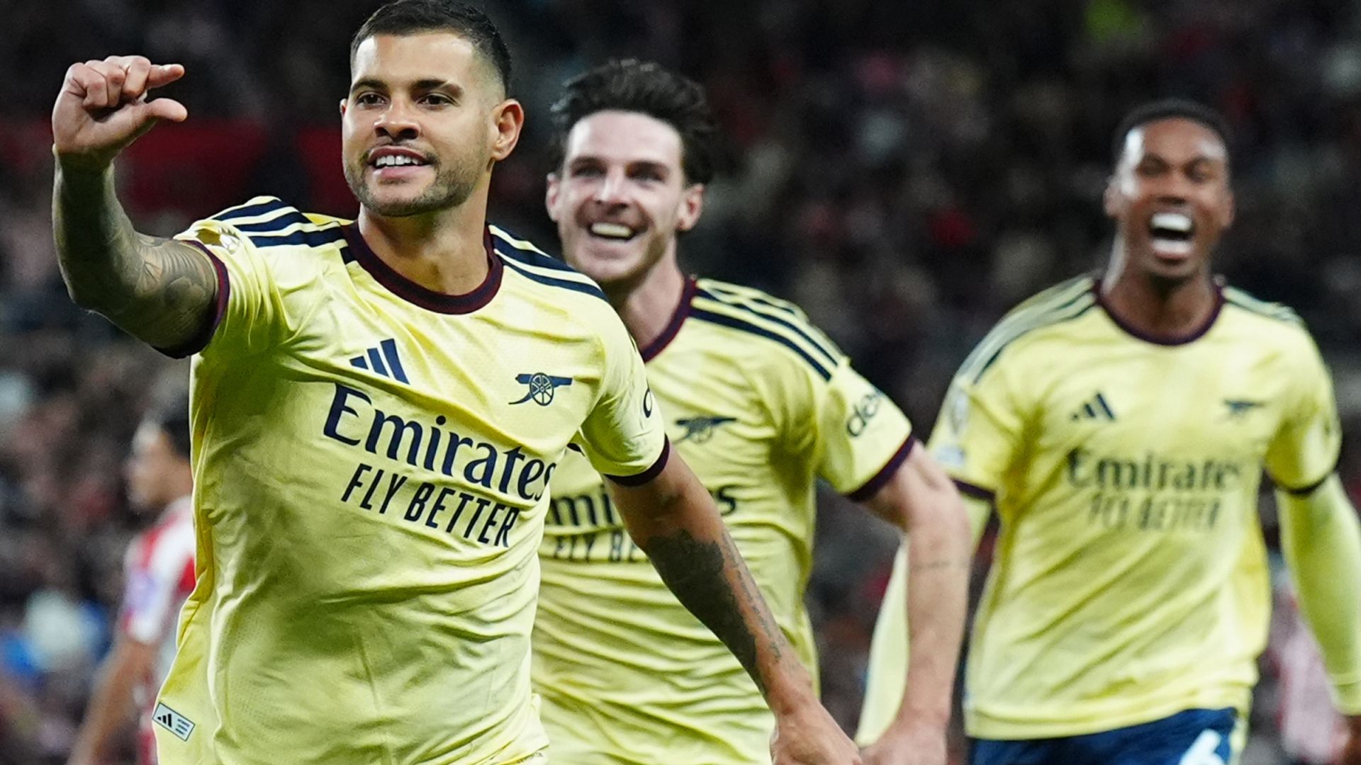 Guimaraes scores screamer as Arsenal lead Sunderland LIVE!