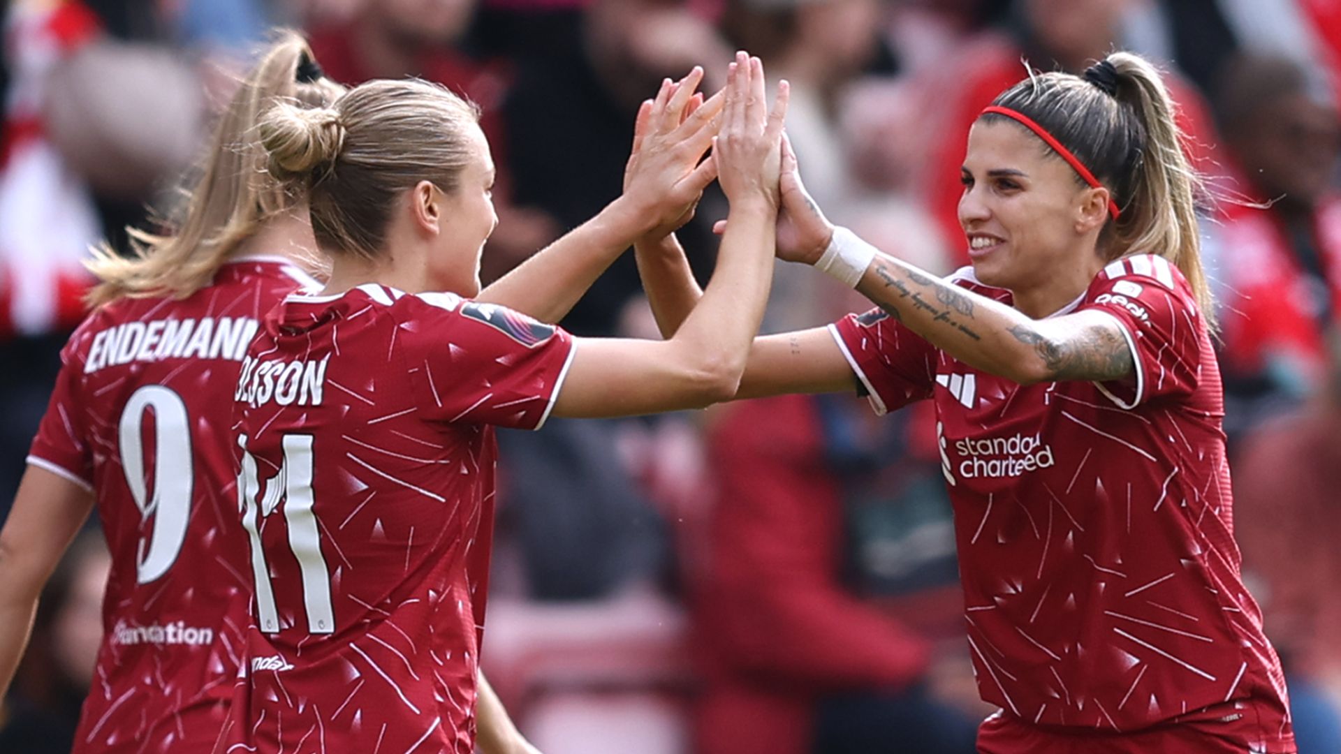 WSL: Liverpool pushing for second vs Everton after Man Utd win LIVE!
