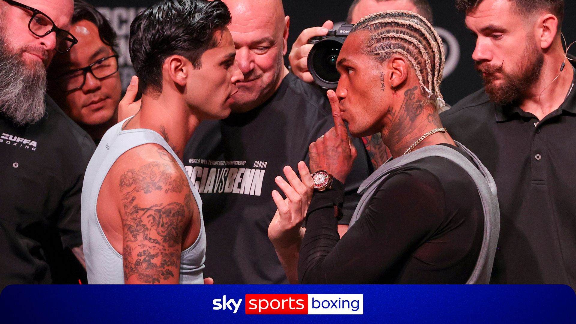 ‘No energy, no more!’ - Benn hushes Garcia during heated face-off!