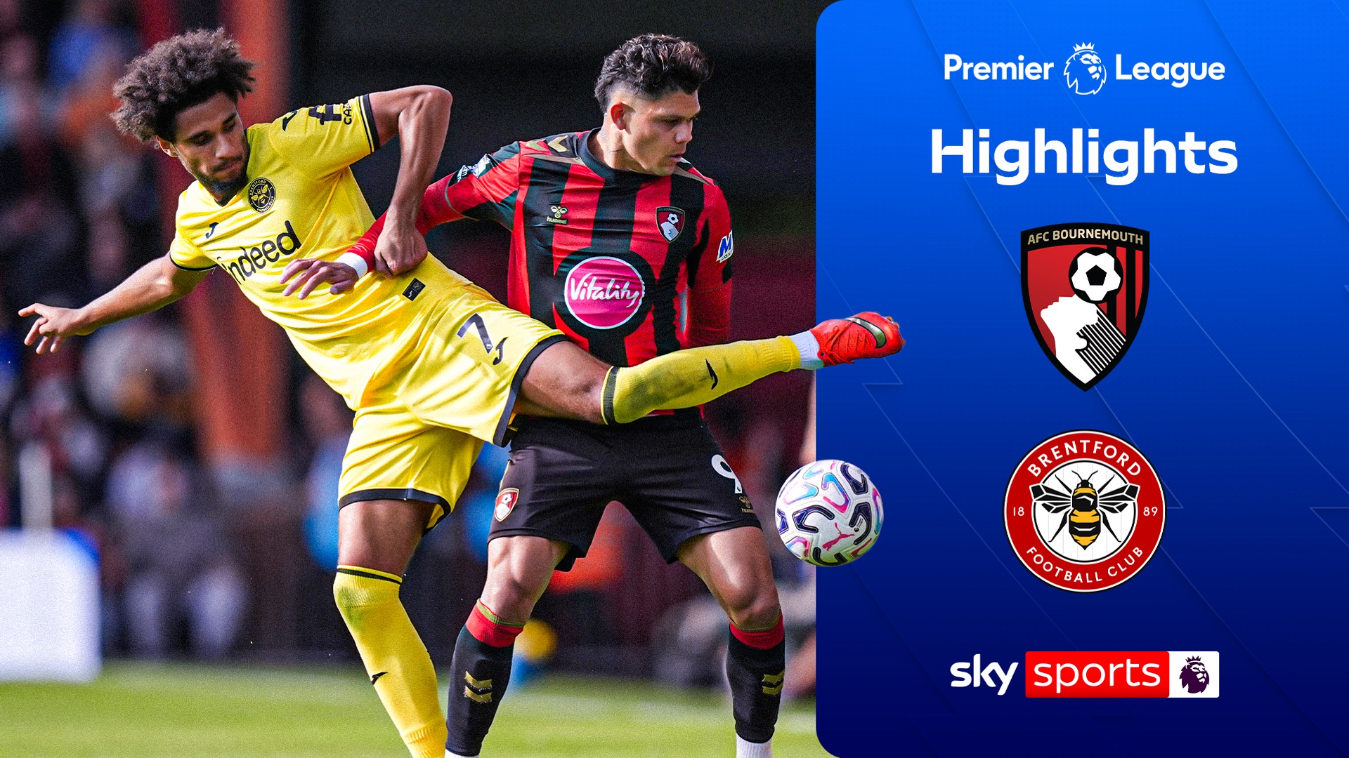 Schade at the double as Brentford hold Bournemouth 