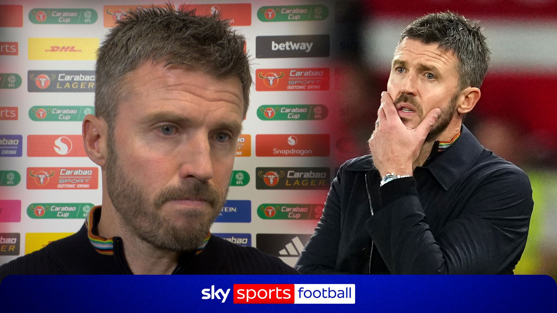 ‘I understand it’ – Carrick responds to Old Trafford boos after Carabao Cup exit