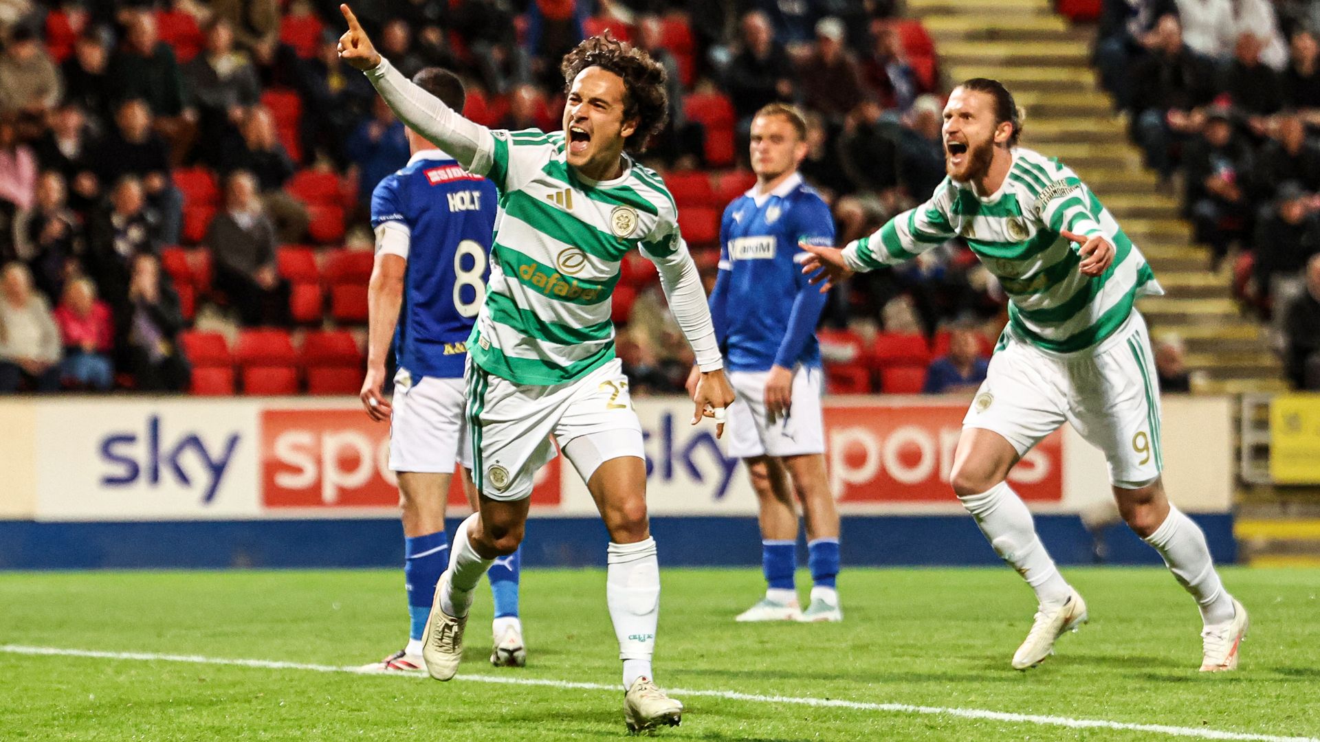Baur puts Celtic ahead vs St Johnstone, Rangers goalless against St Mirren LIVE!