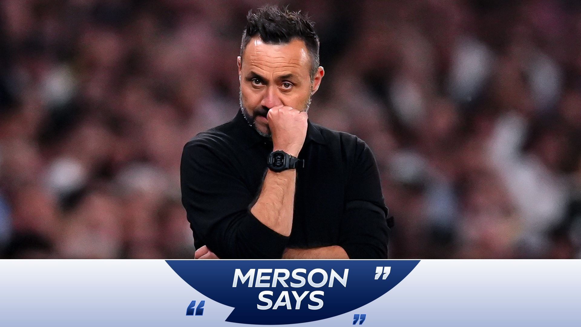 Merse: I worry about De Zerbi criticising Spurs forwards and medical staff