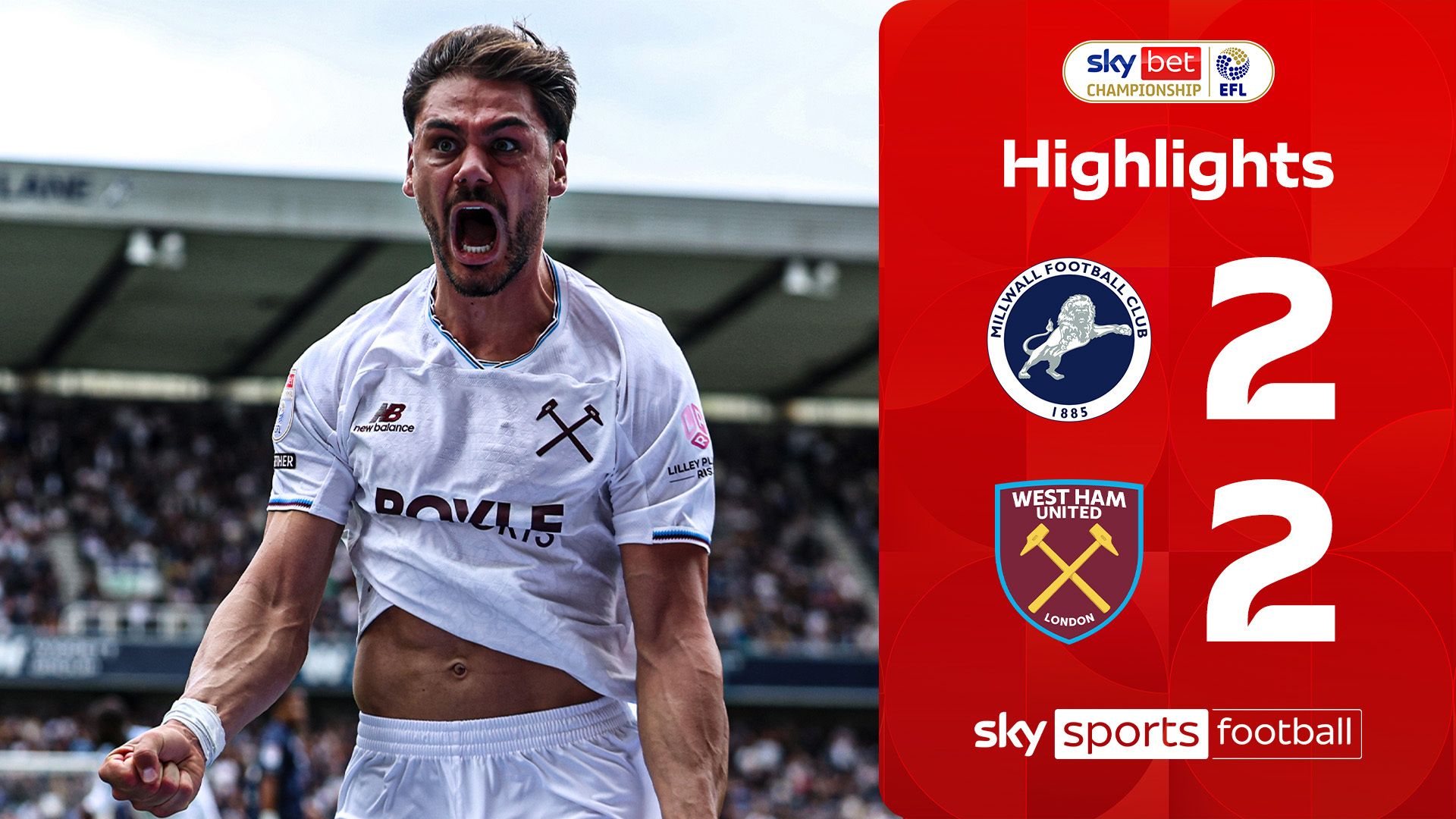 Hammers fight back from two goals down in DRAMATIC derby!