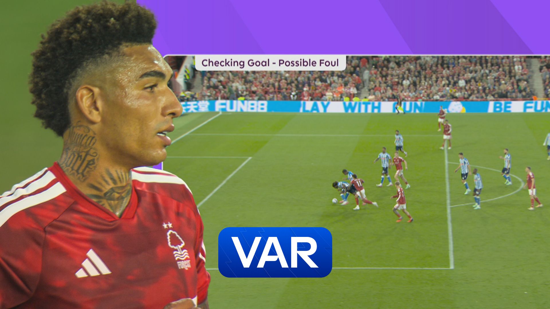 Forest's Igor Jesus has goal controversially disallowed against Coventry