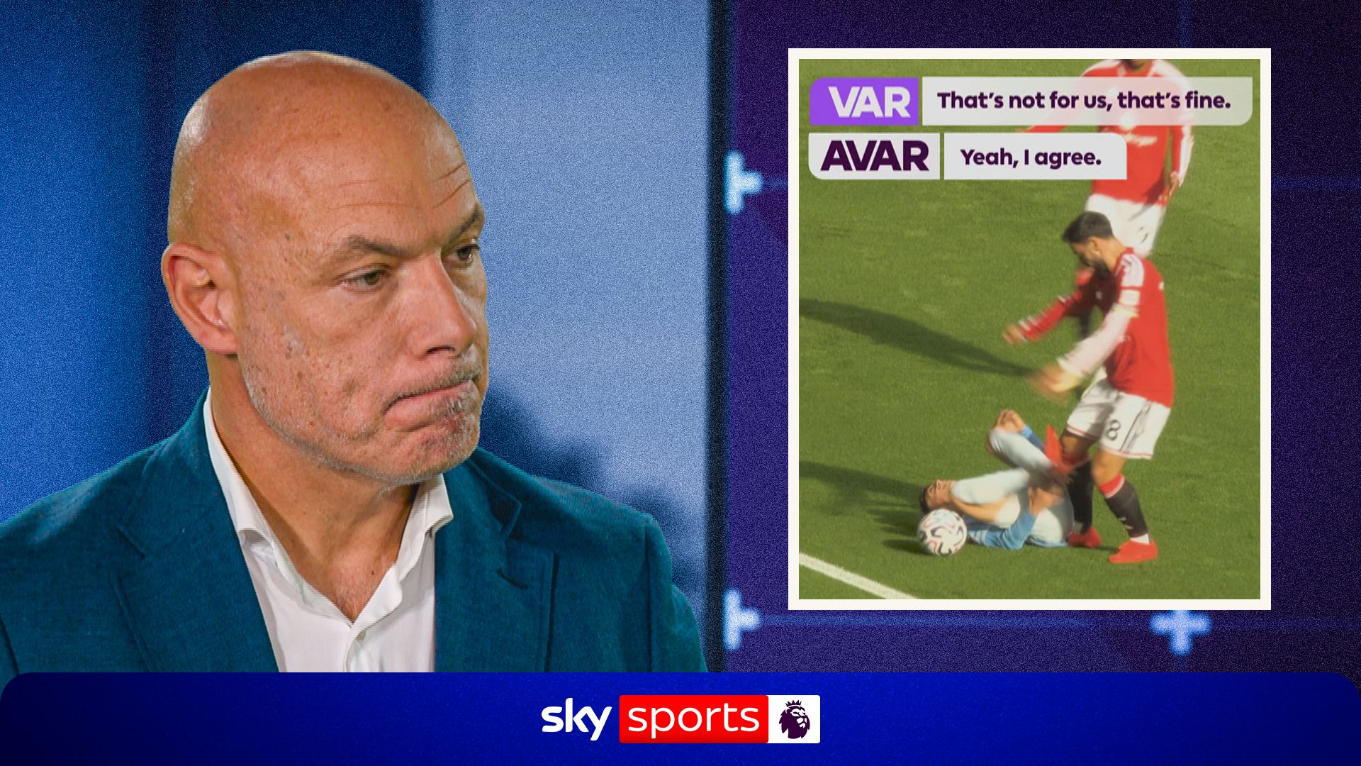 Webb explains why Fernandes escaped punishment over Foden red
