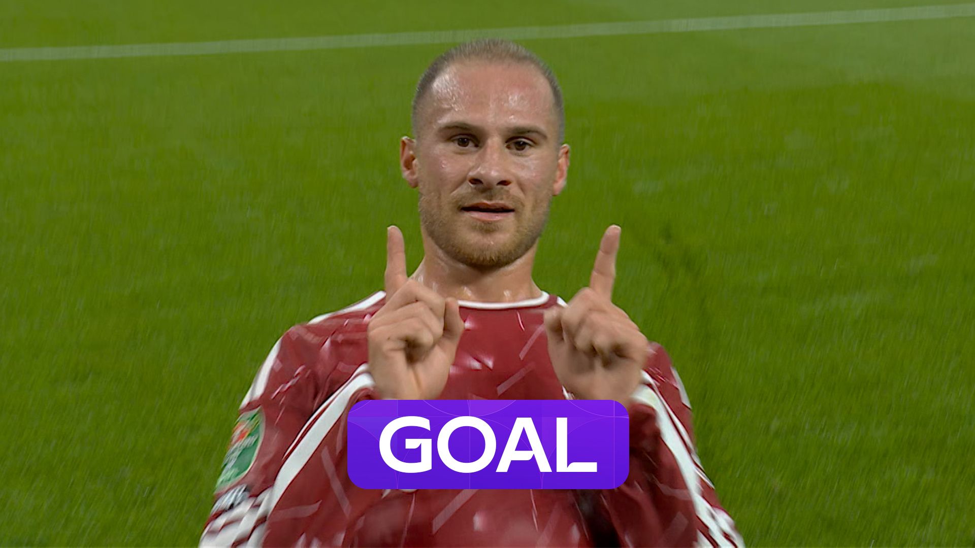 Mac Allister fires Liverpool in front with stunning strike