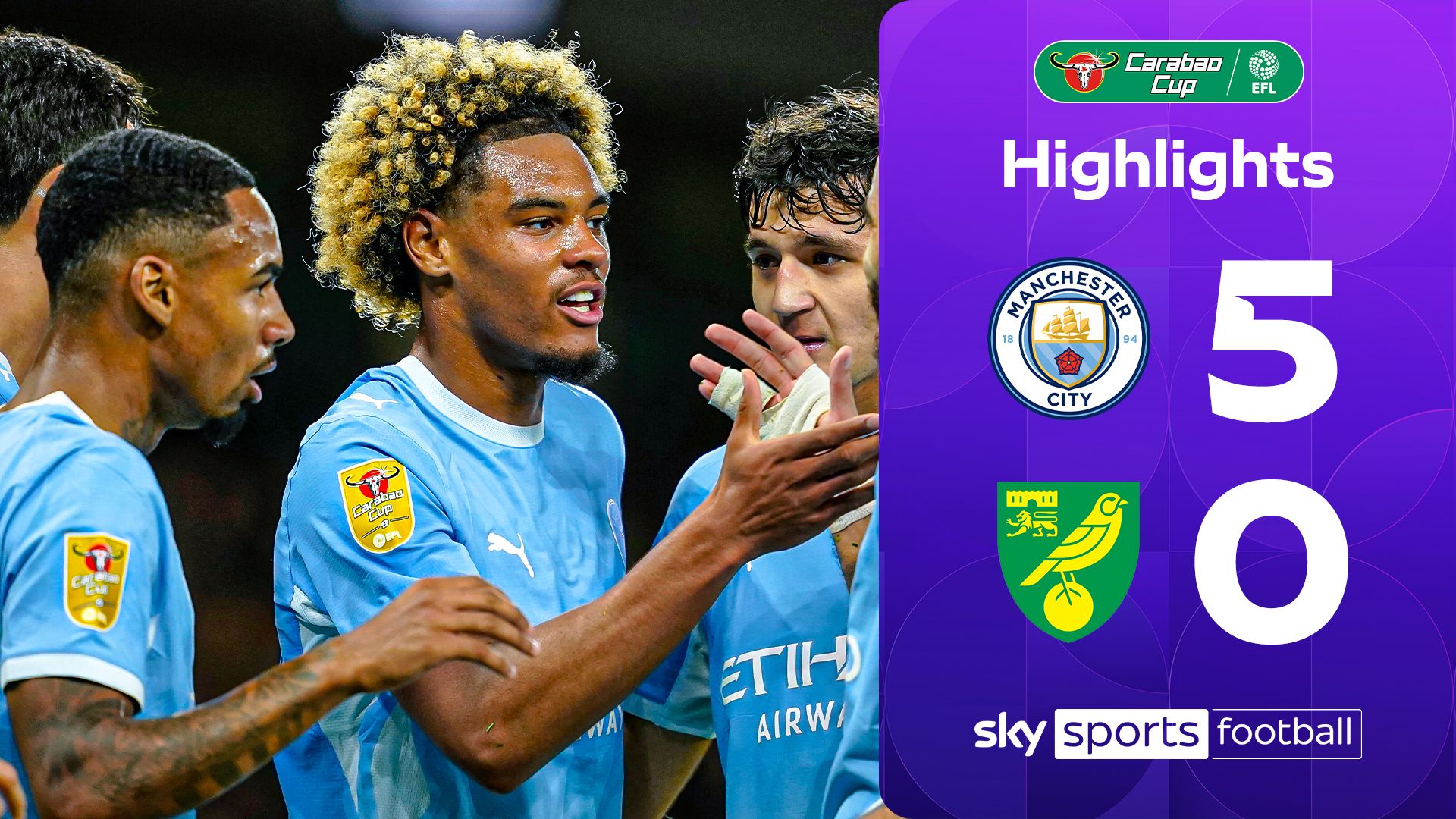Samba debut double helps City see off Norwich