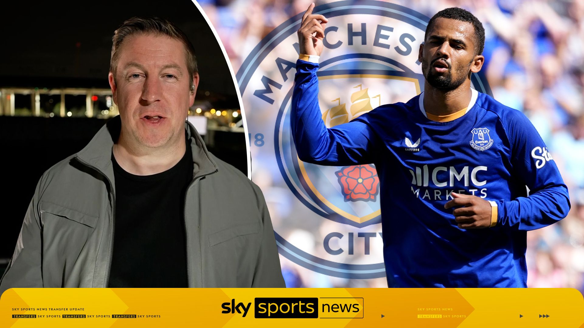 Man City complete signing of Ndiaye from Everton for £65m including add-ons