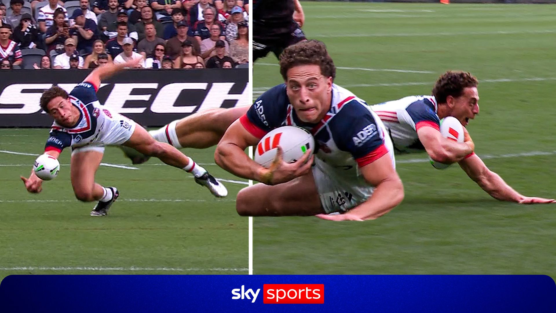 Incredible interception and ARMY ROLL! 'Skills from another planet'