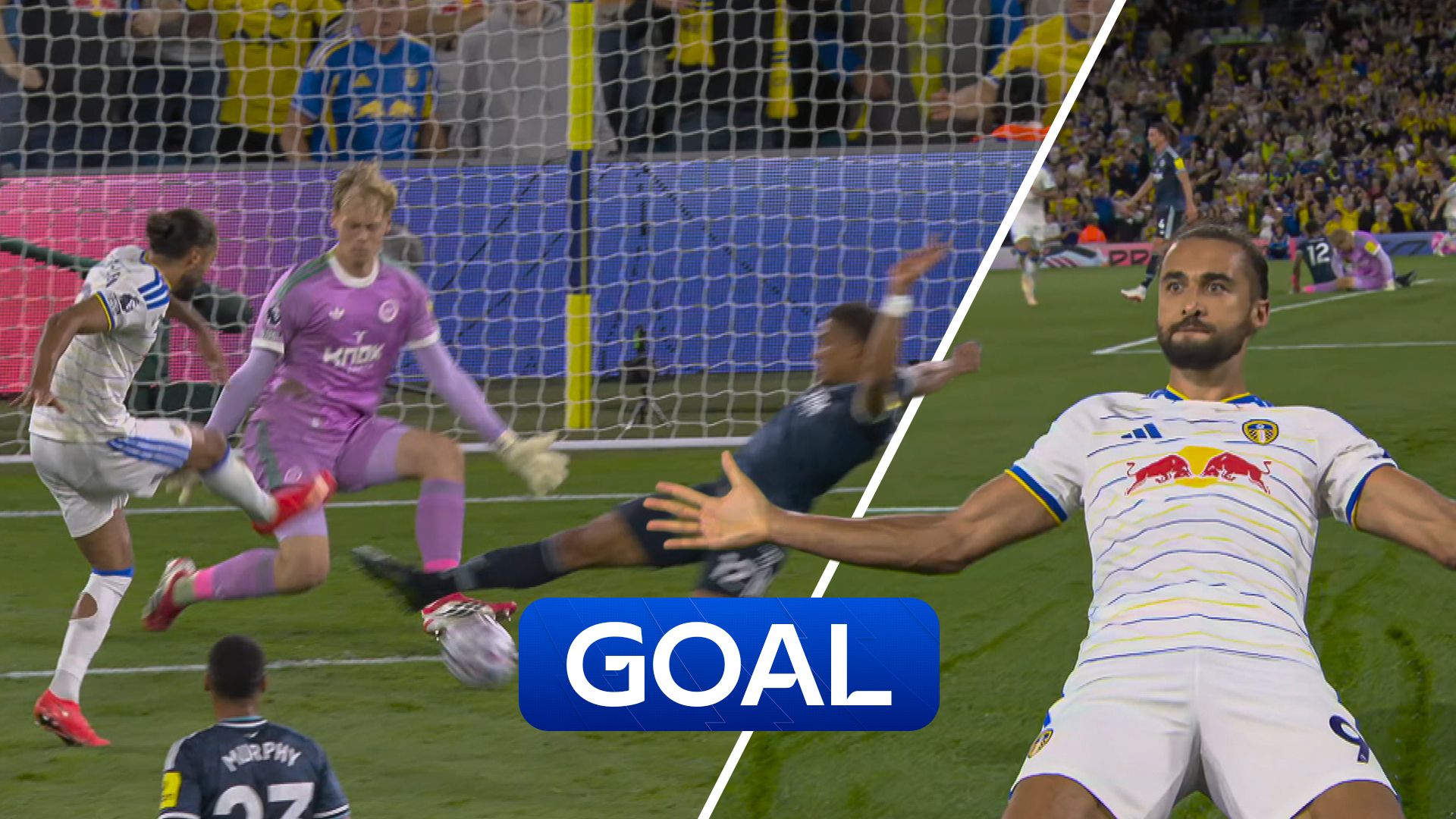 Calvert-Lewin gets his goal as Leeds go THREE up on Newcastle
