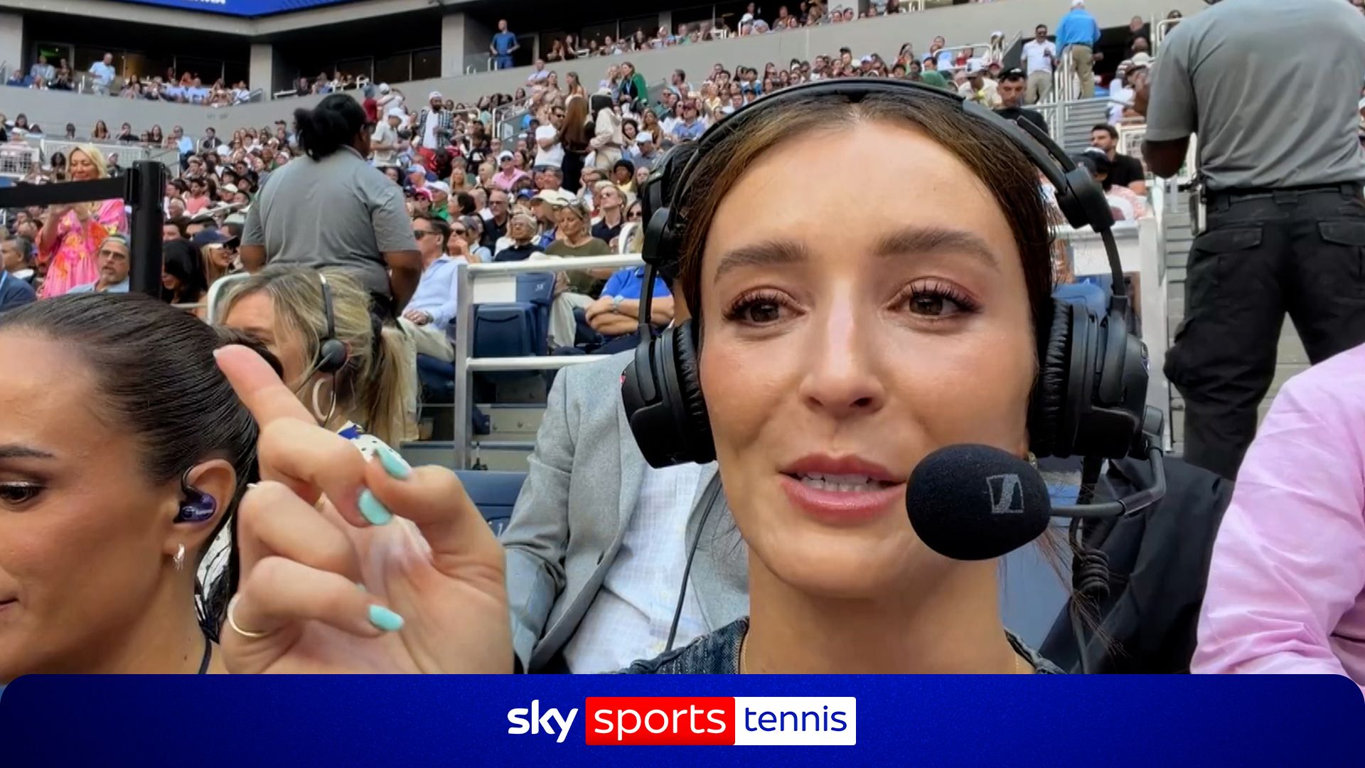 Robson 'loses head' after seeing Brad Pitt at US Open final 