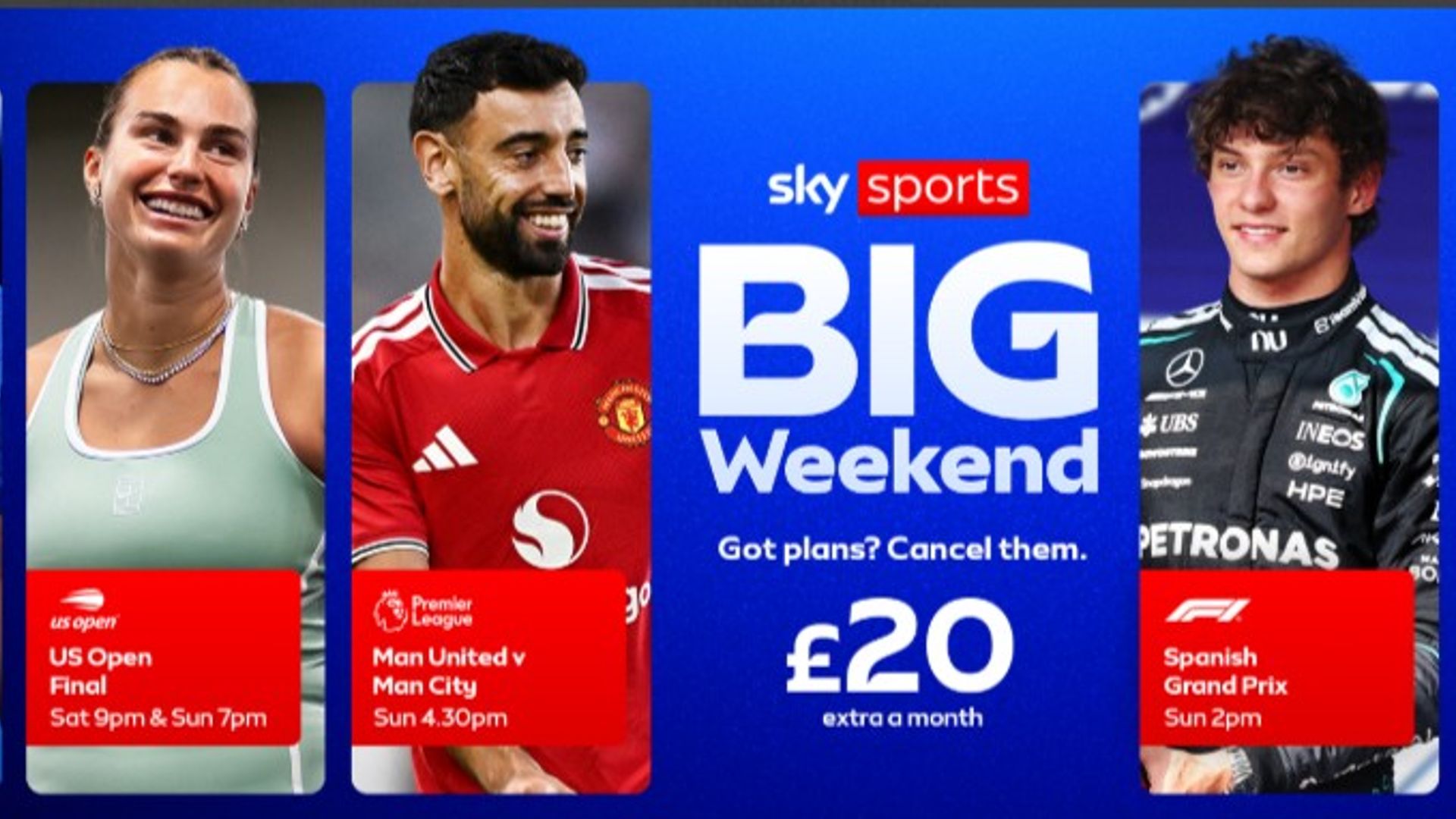 How to watch Sky Sport's Big Weekend