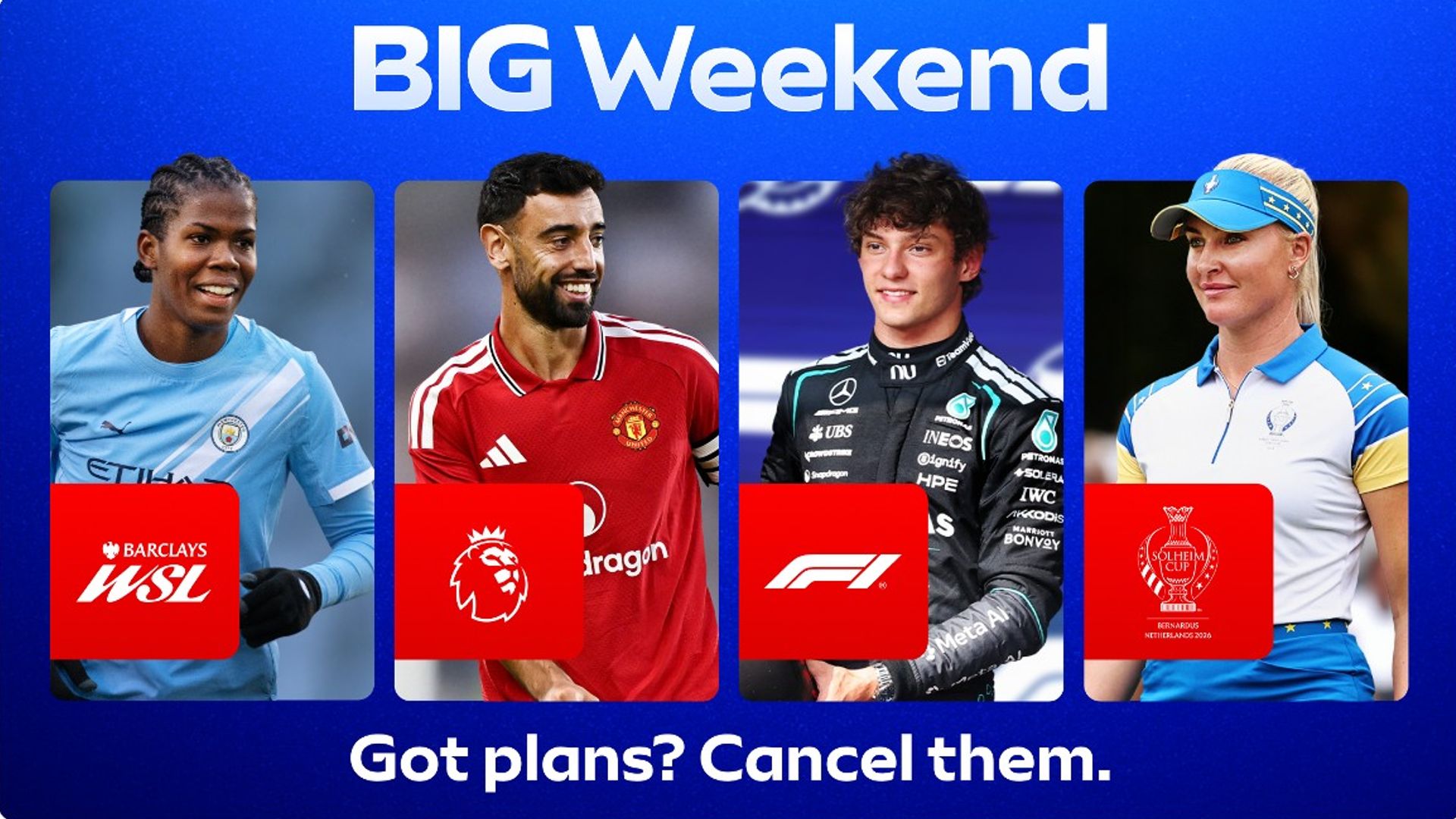 How to watch Sky Sports' Big Weekend