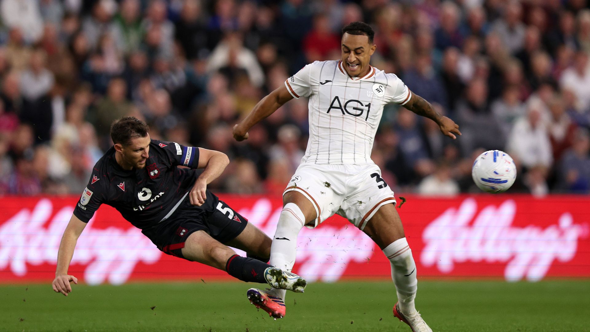 Swansea controlling the game vs Wrexham LIVE on Sky!