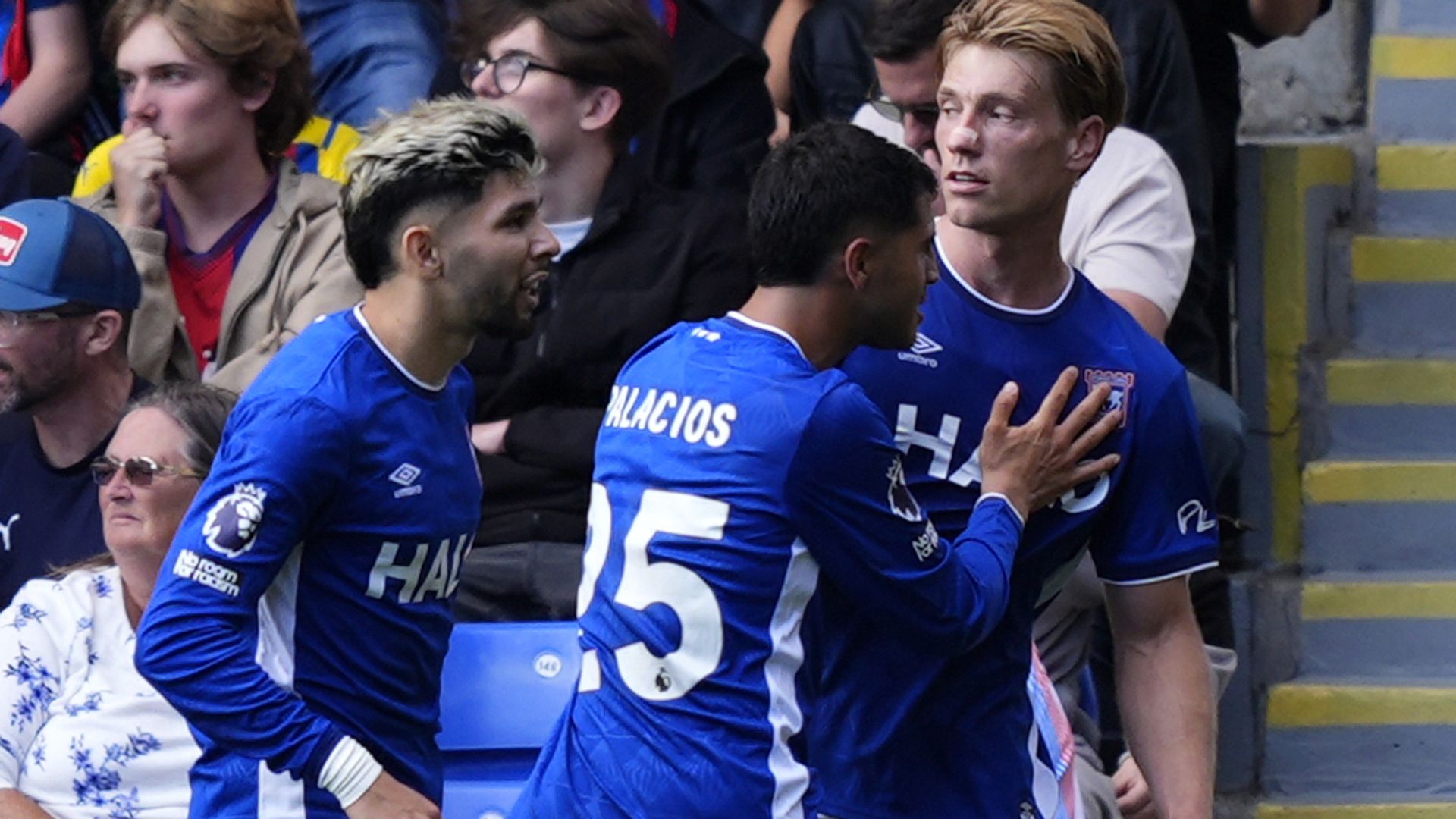 Ipswich score LATE winner against 10-man Palace LIVE!