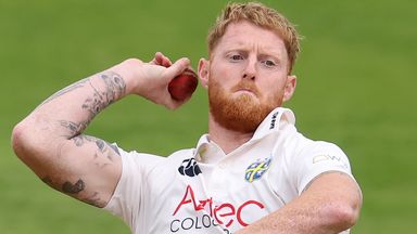 Ben Stokes helped to bowl Durham to victory against Northamptonshire