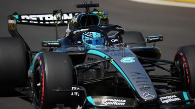 George Russell at the Spanish GP (Hasan Bratic/picture-alliance/dpa/AP Images)