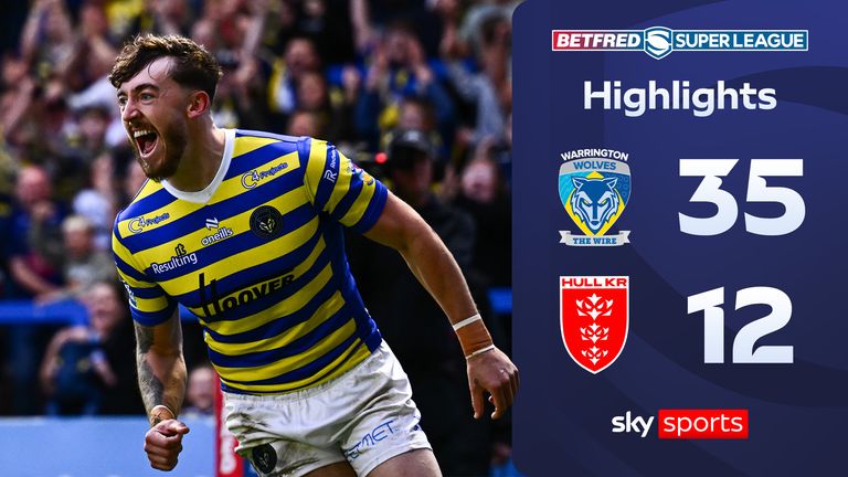 Highlights of the Super League eliminator between Warrington Wolves and Hull KR as Matty Ashton's hat-trick helped the hosts book a semi-final against Leeds Rhinos