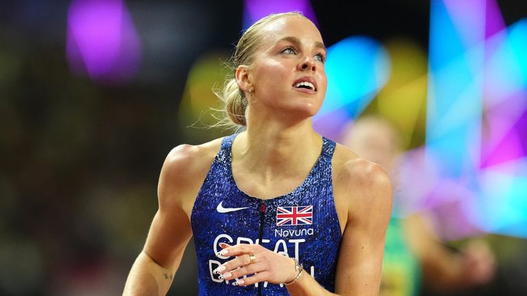 Keely Hodgkinson took silver in the 800m final on day two of the World Athletics Ultimate Championship in Budapest