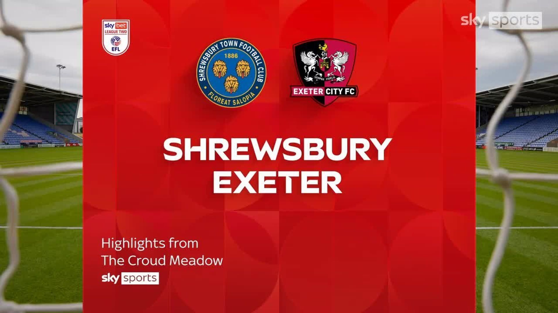 Shrewsbury 0-1 Exeter 