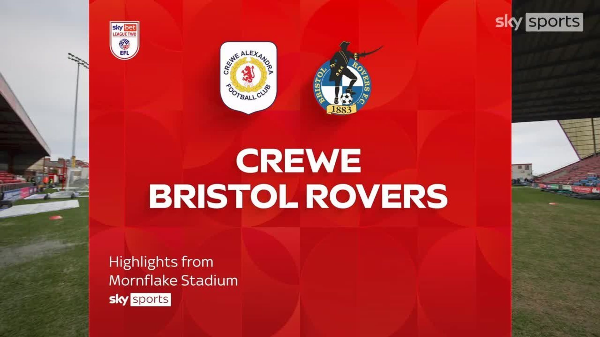 Crewe 3-1 Bristol Rovers