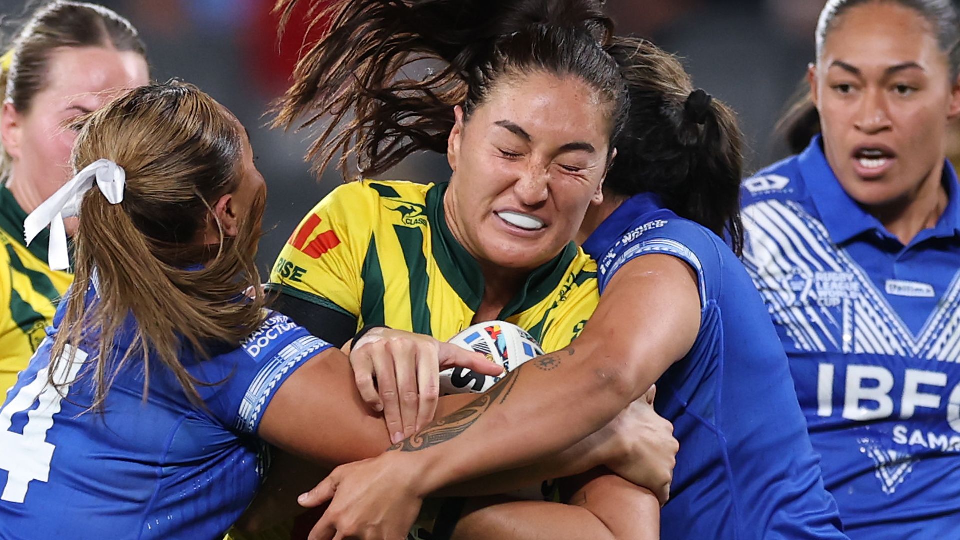 Rugby League World Cup 2026: Australia thrash Samoa in women’s opener